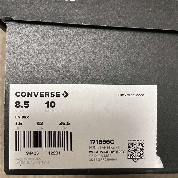 NIB Converse Run Star Hike Platform Sneaker - Picture 4 of 6